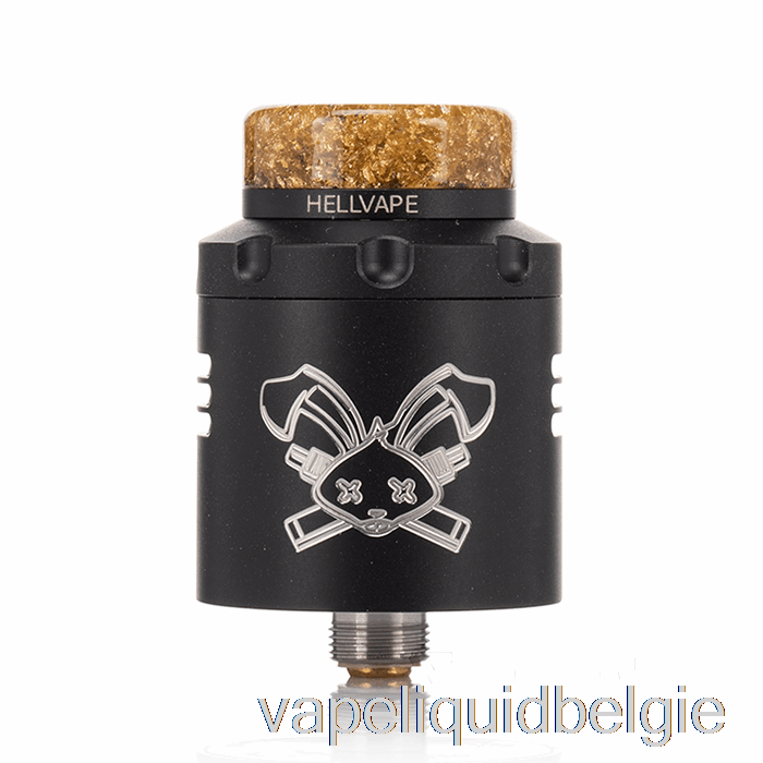 Vape België Hellvape Dead Konijn V3 24mm Rda Mat Zwart (wit Logo)